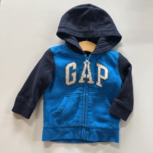 Baby Gap Colorblock Zip Hoodie - 12/18m