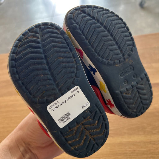 Crocs Navy Mickey - 6