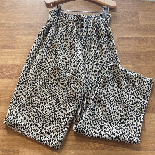 Zara Leopard Print Soft Pants - 9