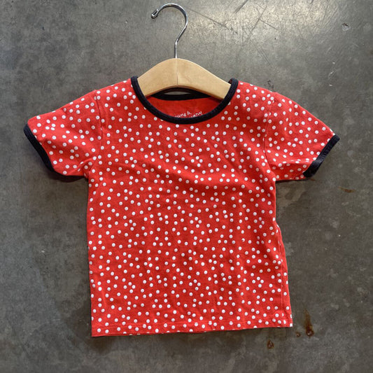 June & January Poka Dot SS Tee 2T