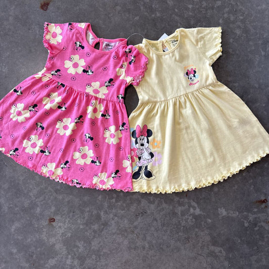 NWT Primark Minnie Dresses Set of 2 - 9/12m