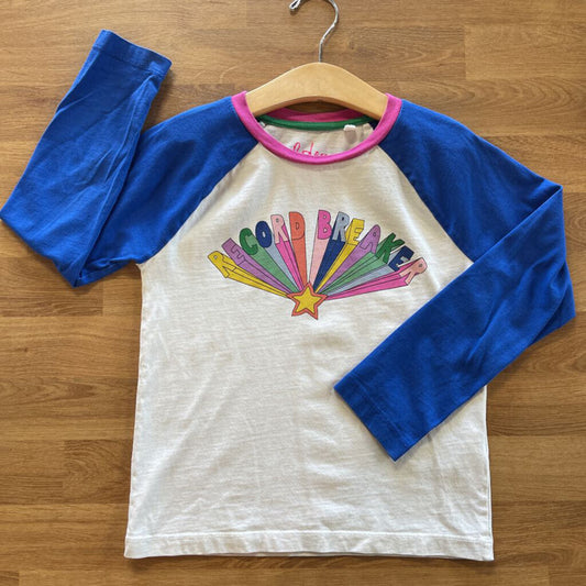 Mini Boden Record Breaker LS Tee (small mark on back) - 7/8