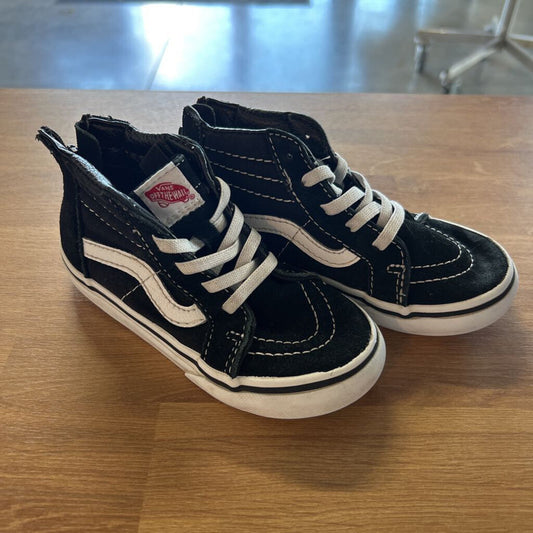 Vans Black High Top Sneakers - 9.5