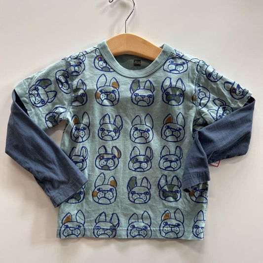 Tea Doggie Layered LS Tee 3T