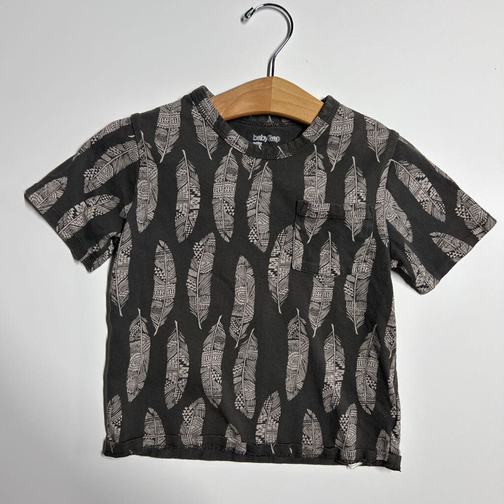 Baby Gap Feather SS Tee - 4T