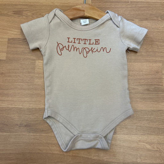 Colored Organics Little Pumpkin SS Onesie - 6/12m