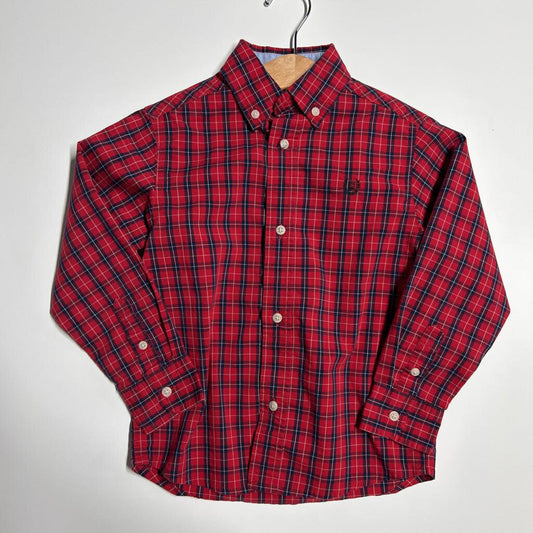 Chaps Plaid LS Button Up - 4/5