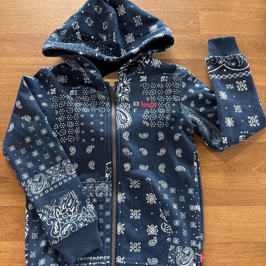 NWT Levi's Paisley Zip Hoodie - 4T