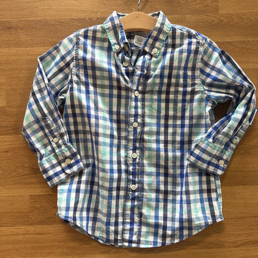 Crewcuts Plaid LS Button Up - 3