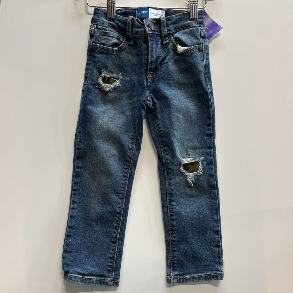 Old Navy Karate Slim Distressed Jeans - 3T