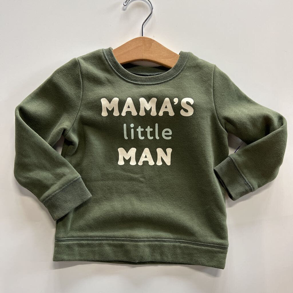 Jumping Beans Mama's Little Man Crewneck - 24m