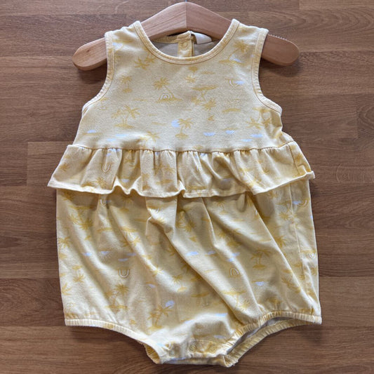 Tucker + Tate Beach Ruffle Bubble Romper 24M