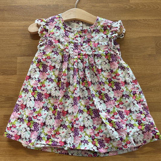 Baby Gap Flower SS Ruffle Dress 18/24M