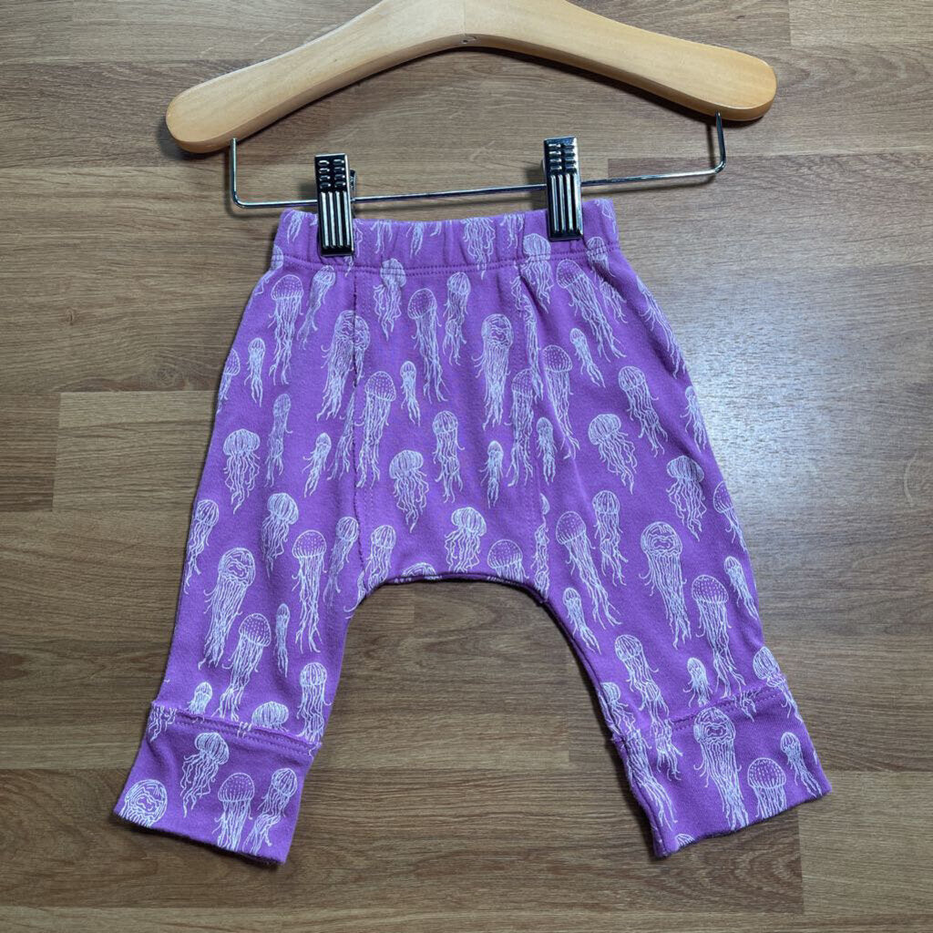 Kate Quinn Organic Cotton Jellyfish Soft Pants - 0/3m