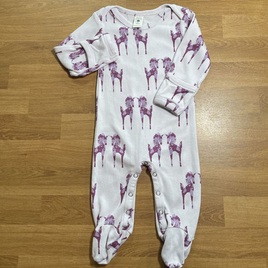 Kate Quinn Organic Cotton Unicorn Coverall - 6/9m