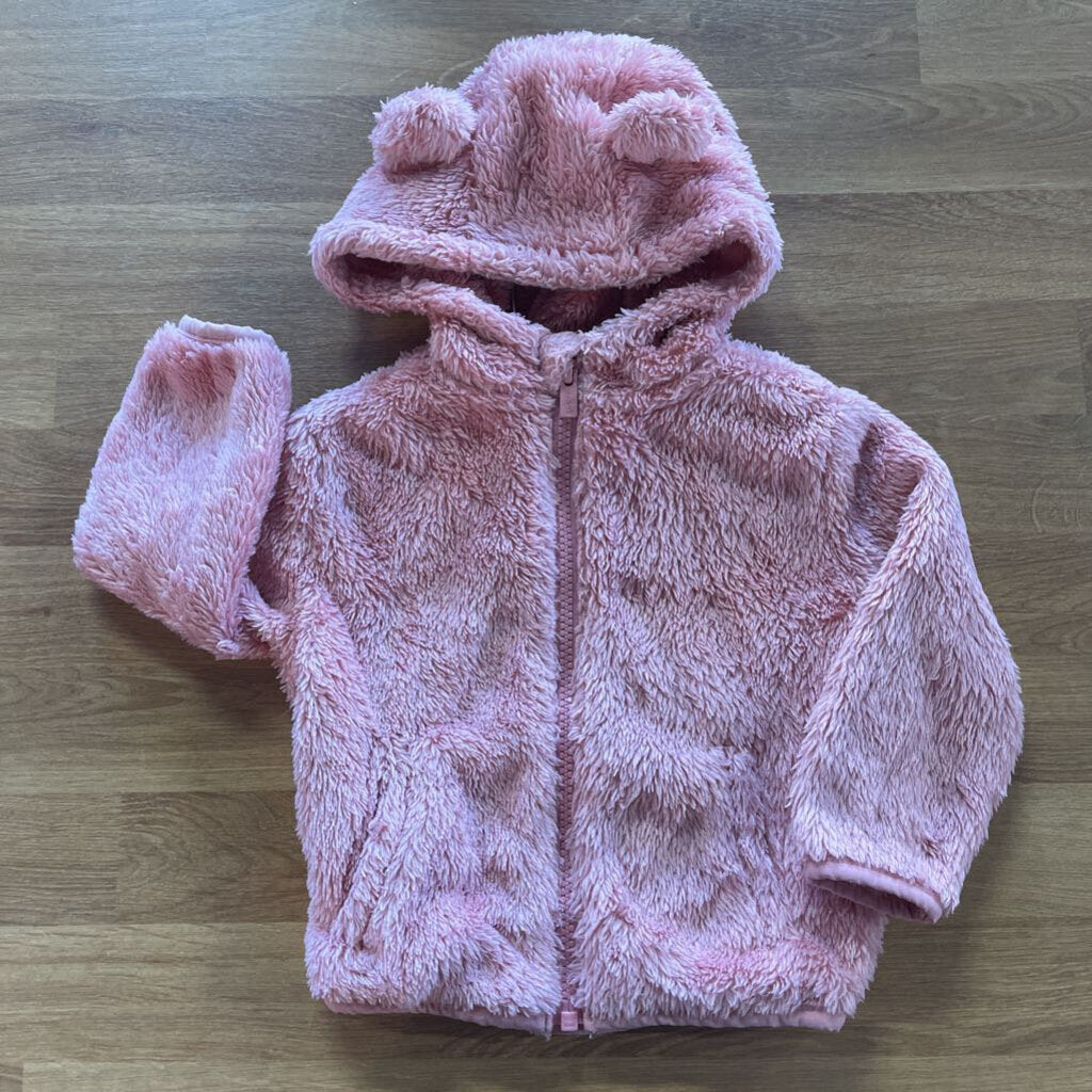 Old Navy Fuzzy Zip Hoodie - 12/18m