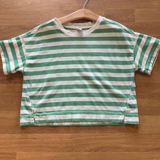 Old Navy Stripe Crop SS Tee - 10/12