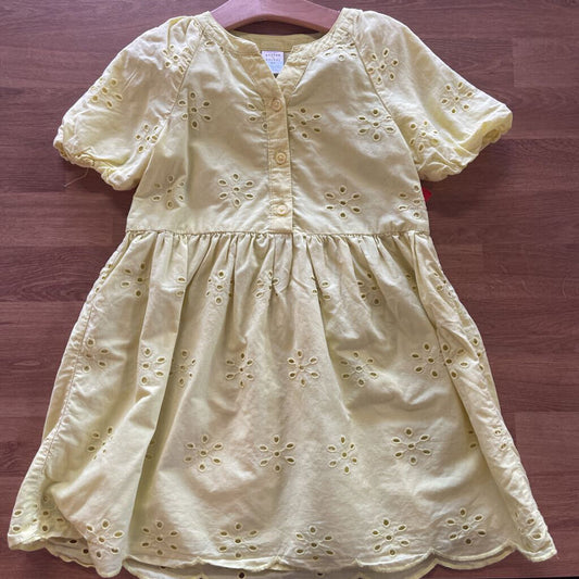 Peyton & Parker Eyelet SS Button Dress - 5T