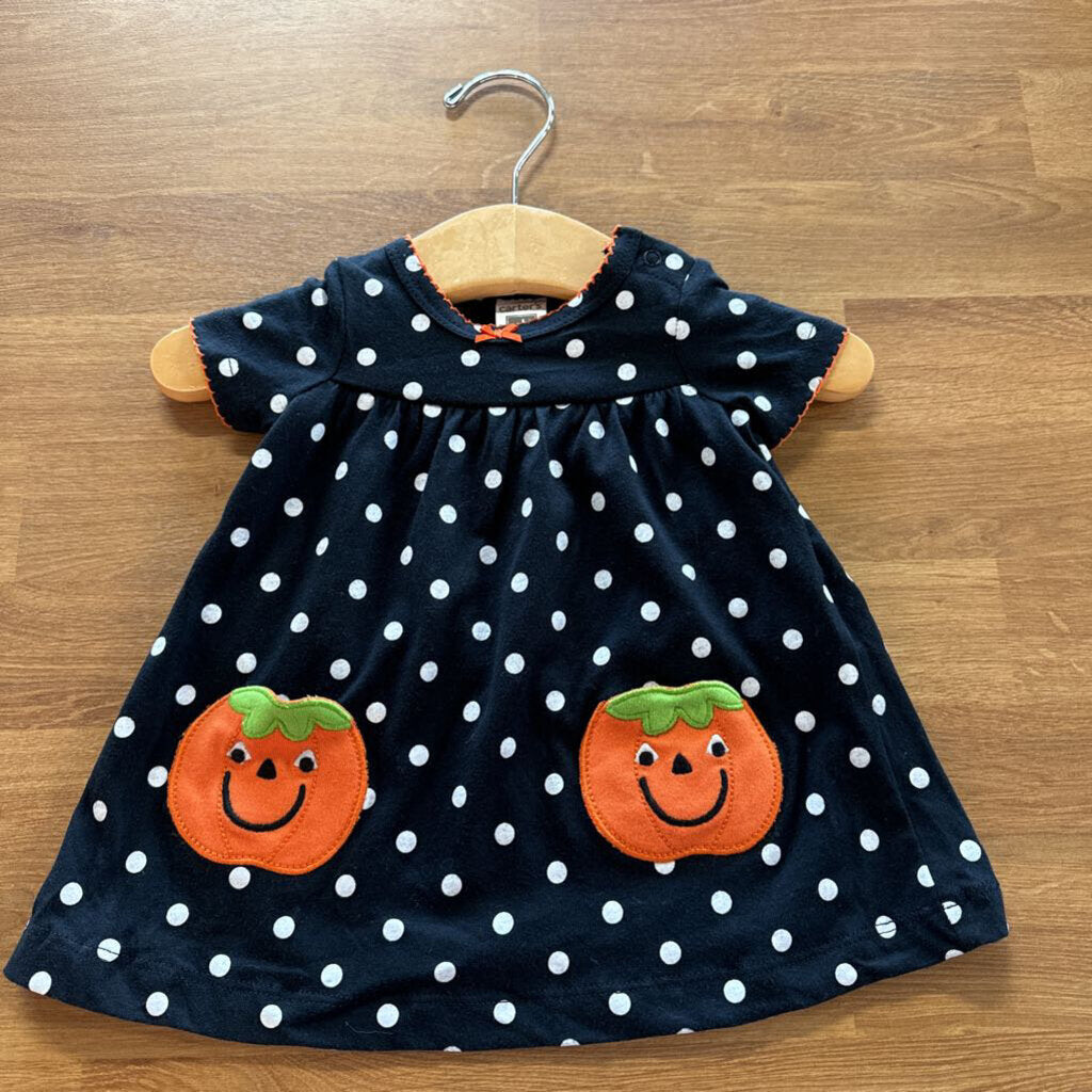 NWT Carter's Pumpkin SS Dress - NB