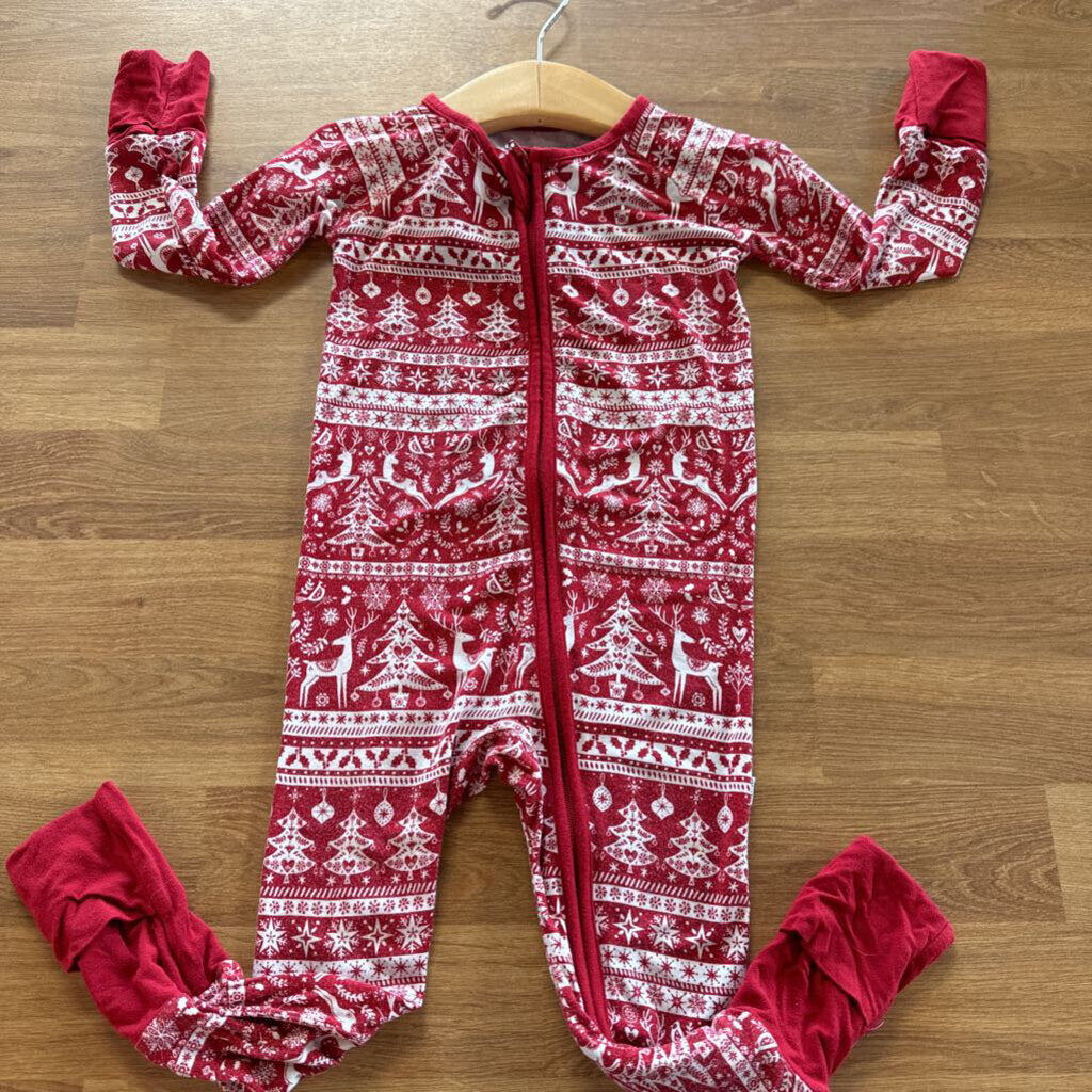 Little Sleepies Holiday Sleeper - 6/12m