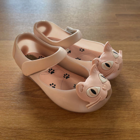 Mini Melissa Pink Cat Mary Jane 8