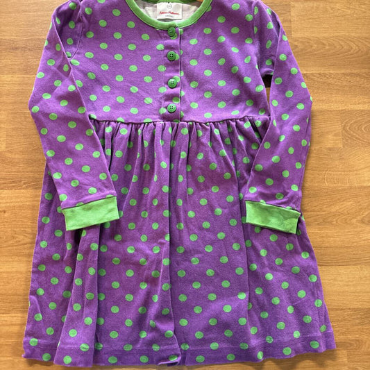 Hanna Andersson Dot LS Dress - 5T