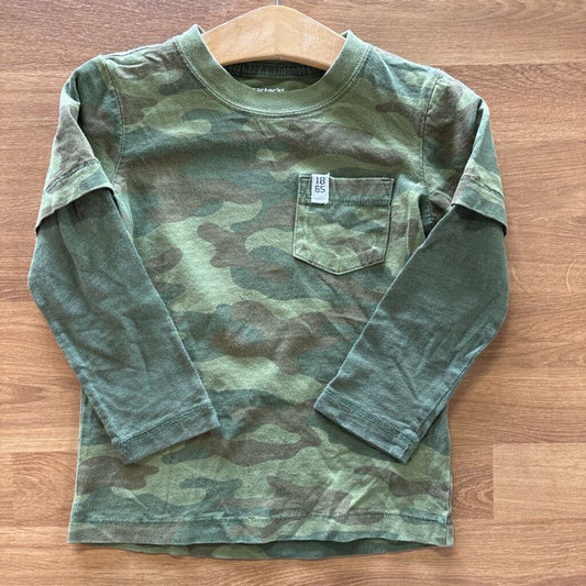 Carter's Camo LS Tee - 3T