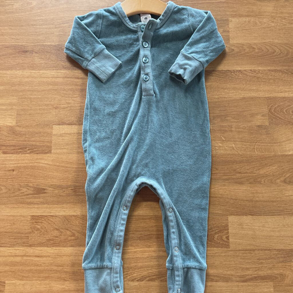 Kate Quinn Velour Coverall - 6/12m