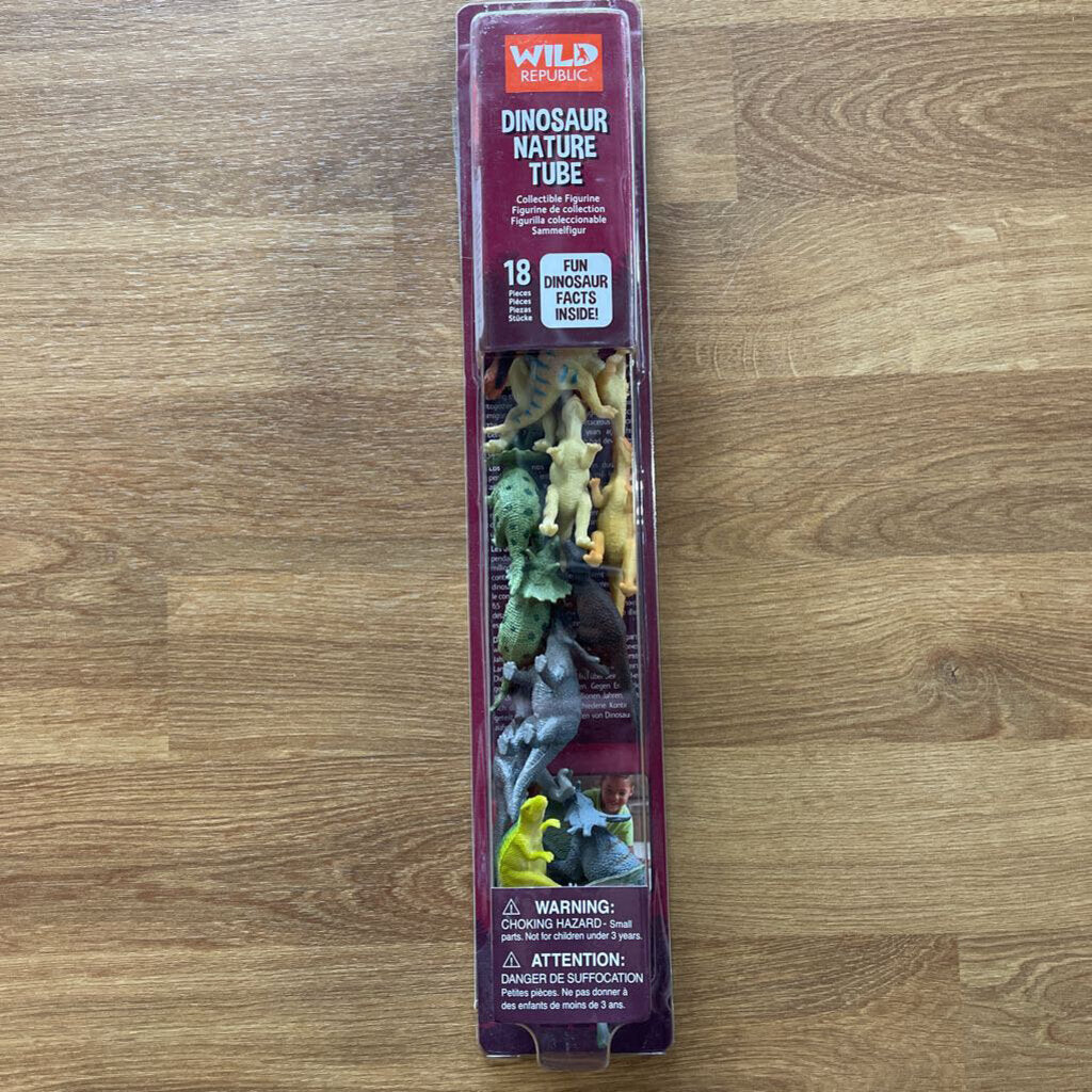NEW Wild Republic Dinosaur Nature Tube