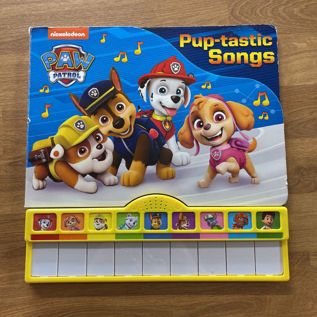 Paw Patrol Pup-Tastic Songs Book