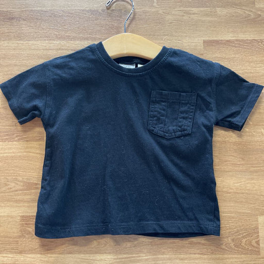 Zara SS Pocket Tee - 9/12m