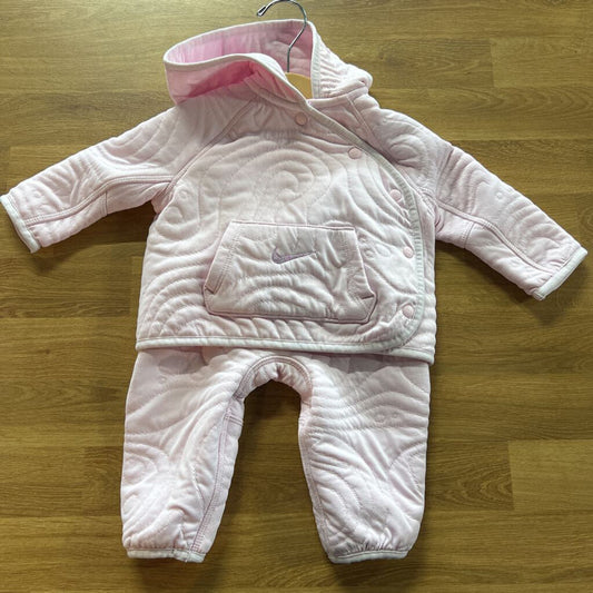 Nike Quilted Swirl Two Pc Set - 6m