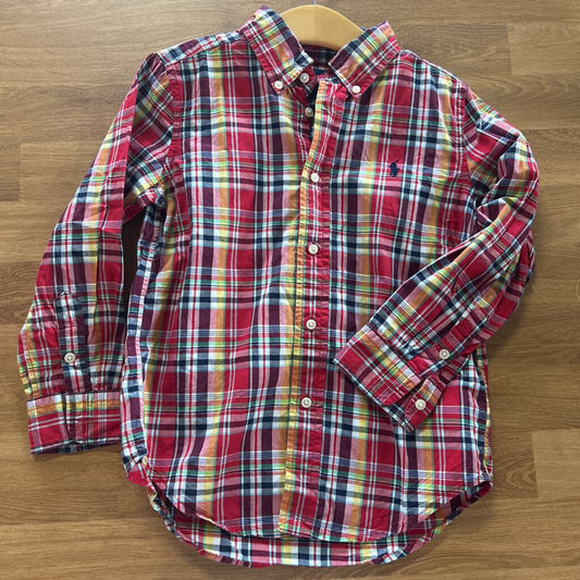 Ralph Lauren Plaid LS Button Up - 5