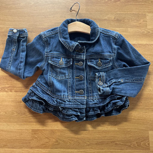 Genuine Kids Ruffle Denim Jacket - 4T