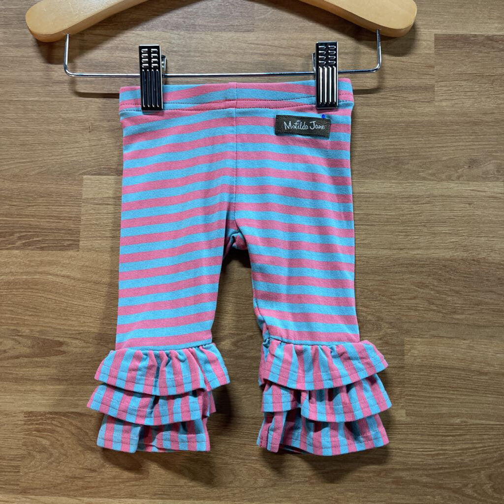 Matilda Jane Stripe Ruffle Pants - 0/3m