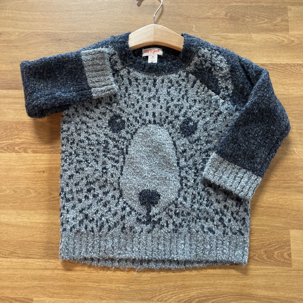 Cat & Jack Bear Knit Sweater - 2t