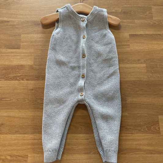 Little Planet Knit Tank Romper - 9m