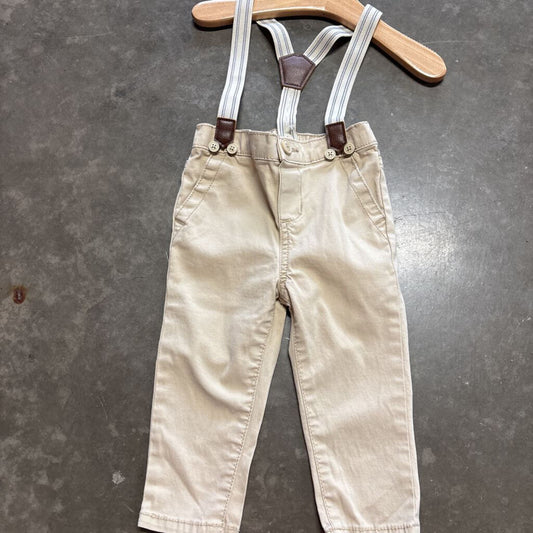 Osh Kosh Suspender Pants - 12m