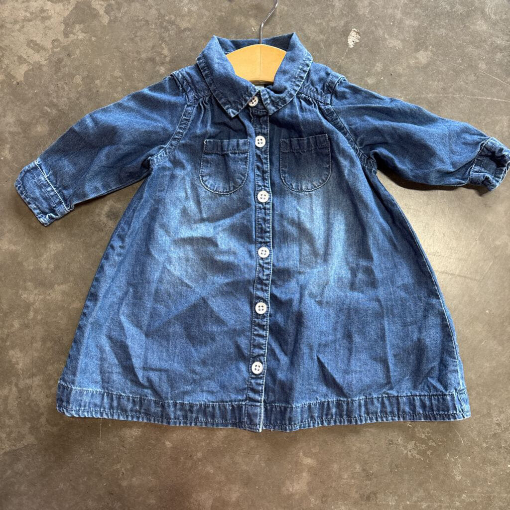 Old Navy Chambray Dress - 3/6m