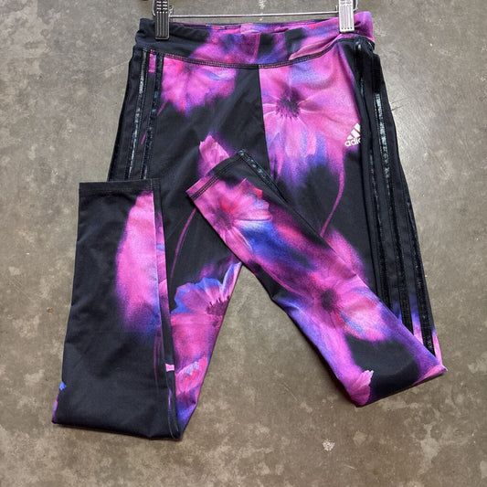 Adidas Floral Leggings - 10/12