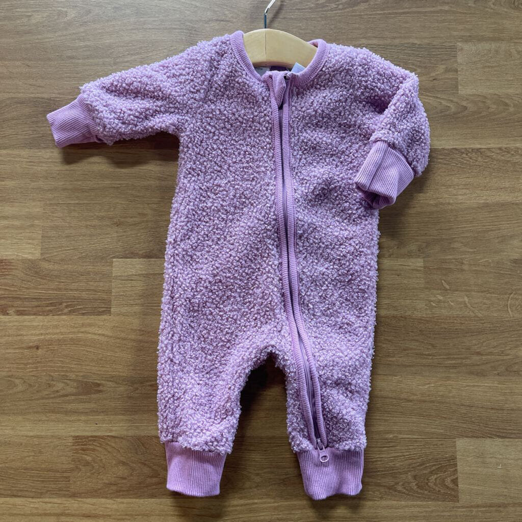 Baby Berry Fleece Coverall - 0/3m