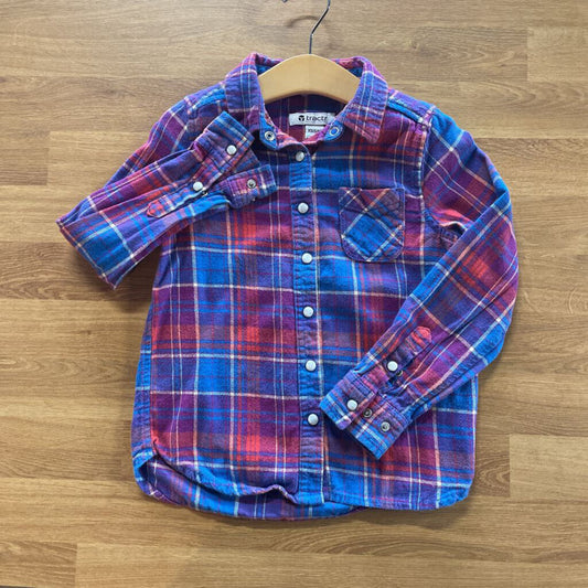 Tractr Plaid LS Snap - 5/6