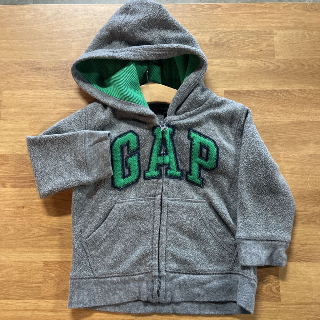 Baby Gap Fleece Zip Hoodie - 18/24m