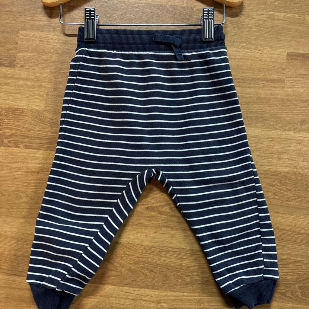 H&M Stripe Soft Pants - 9/12m