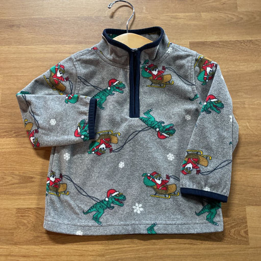 Osh Kosh Holiday Dino Pullover - 18m