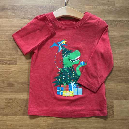 Cat & Jack Dino LS Tee - 18m