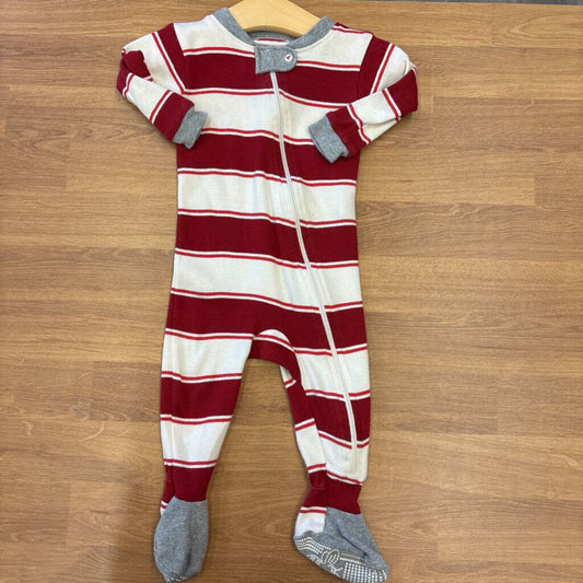 Burt's Bees Stripe Pjs - 3/6m