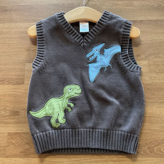 Gymboree Dino Sweater Vest - 2T