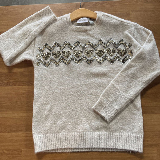 Children's Place Sequin Sweater - 10/12