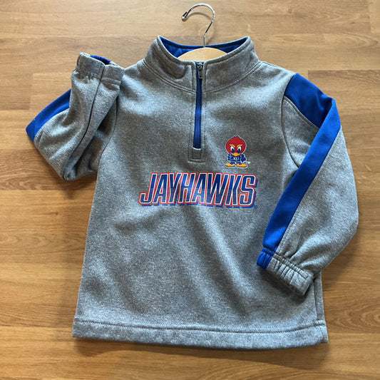 Rivalry Threads Jawhawks Quarter Zip Pullover - 3T